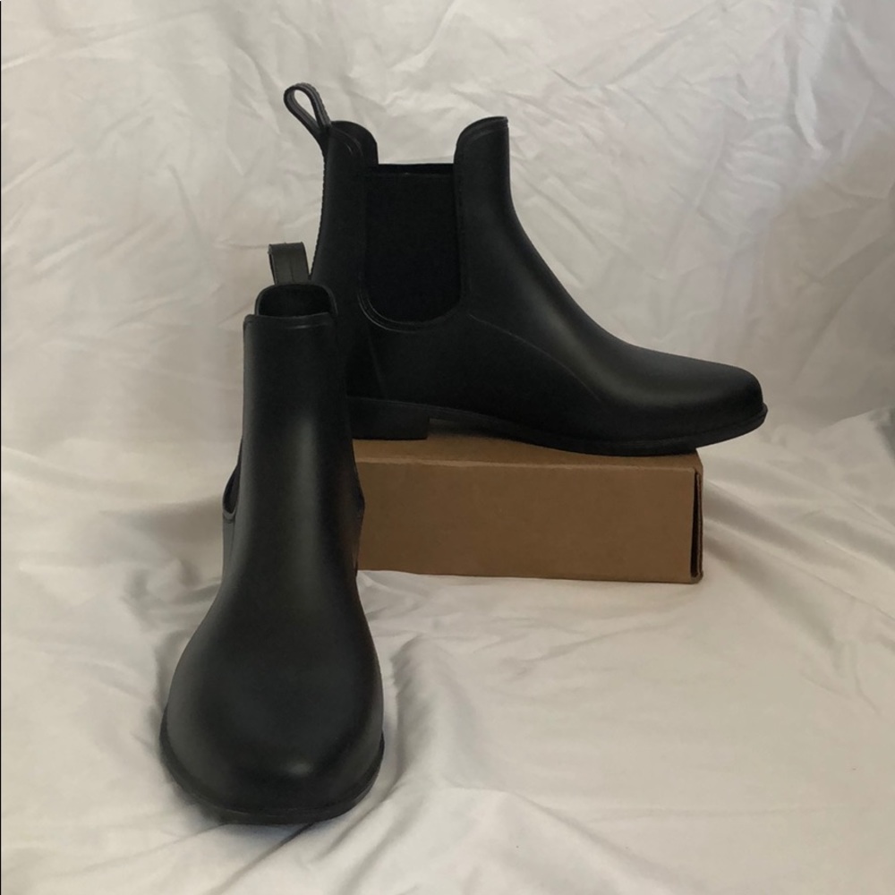 Matte Black Jodhpur Rain Boot
